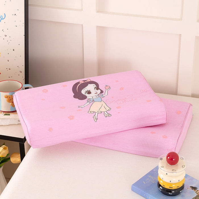 91家纺网 家纺一手货源 找家纺 七夜居 2026新款开学季儿童纯棉记忆棉枕芯全棉可拆洗学生宿舍枕头幼儿园宝宝枕 枕头枕芯 白雪公主