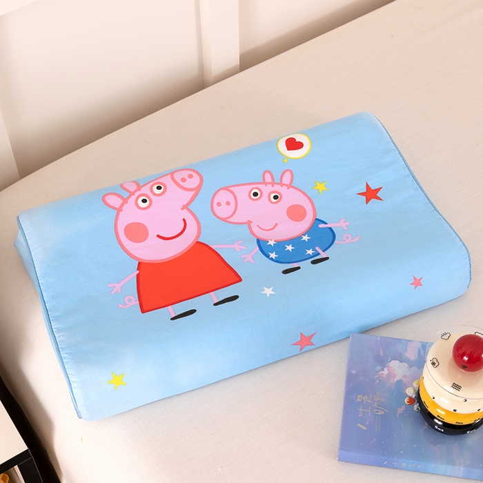 91家纺网 家纺一手货源 找家纺 七夜居 2026新款开学季儿童纯棉记忆棉枕芯全棉可拆洗学生宿舍枕头幼儿园宝宝枕 枕头枕芯 小猪佩奇