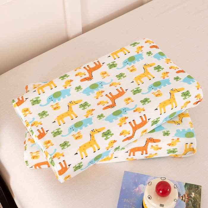 91家纺网 家纺一手货源 找家纺 七夜居 2026新款开学季儿童纯棉记忆棉枕芯全棉可拆洗学生宿舍枕头幼儿园宝宝枕 枕头枕芯 动物世界