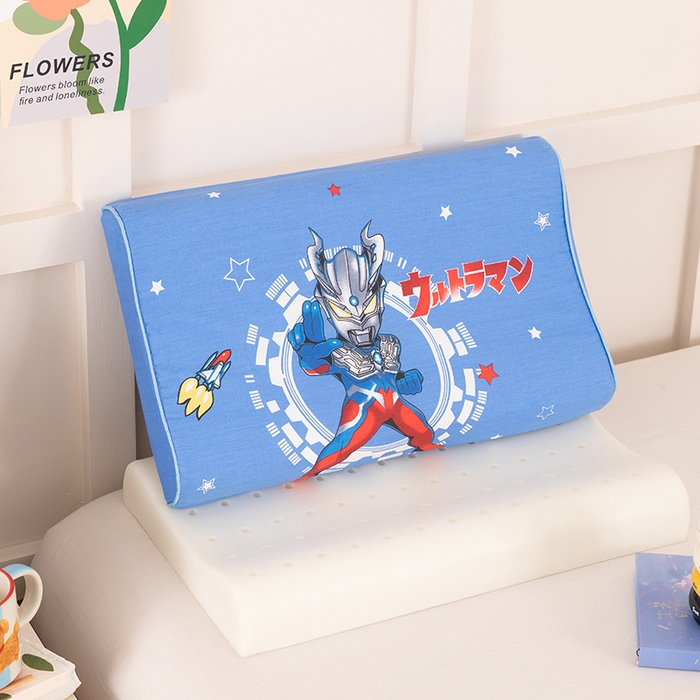 91家纺网 家纺一手货源 找家纺 七夜居 2026新款开学季儿童纯棉记忆棉枕芯全棉可拆洗学生宿舍枕头幼儿园宝宝枕 枕头枕芯 奥特曼