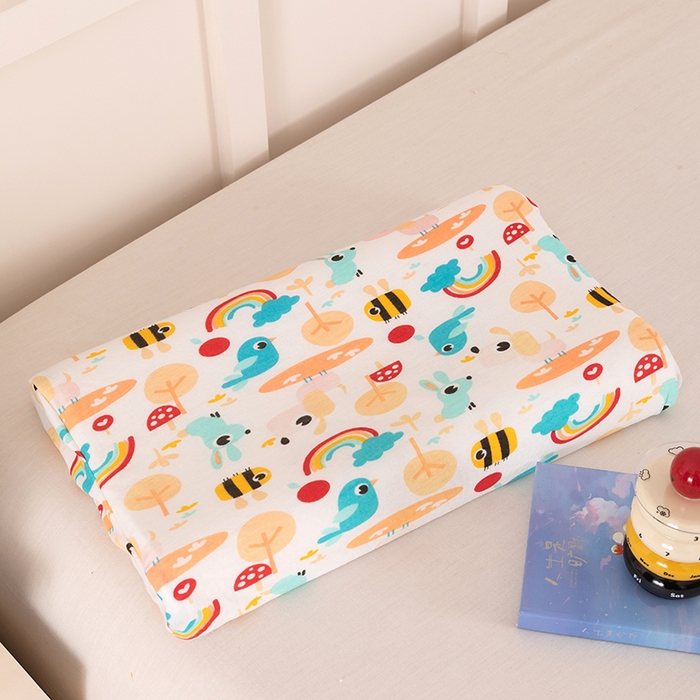 91家纺网 家纺一手货源 找家纺 七夜居 2026新款开学季儿童纯棉记忆棉枕芯全棉可拆洗学生宿舍枕头幼儿园宝宝枕 枕头枕芯 童趣世界