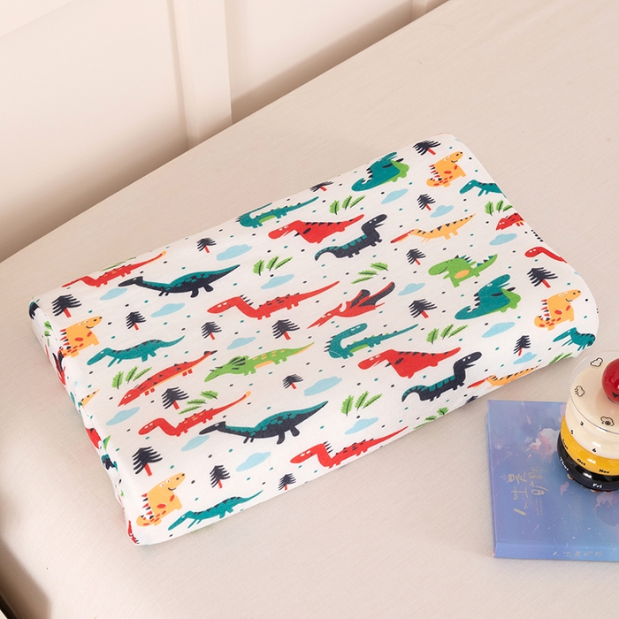 91家纺网 家纺一手货源 找家纺 七夜居 2026新款开学季儿童纯棉记忆棉枕芯全棉可拆洗学生宿舍枕头幼儿园宝宝枕 枕头枕芯 原始恐龙