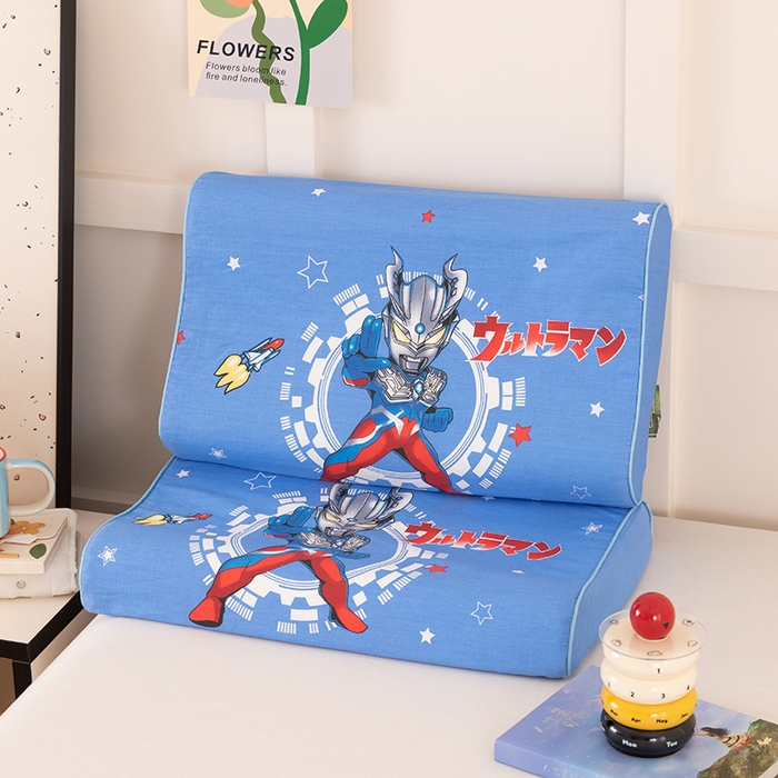 91家纺网 家纺一手货源 找家纺 七夜居 2026新款开学季儿童纯棉记忆棉枕芯全棉可拆洗学生宿舍枕头幼儿园宝宝枕 枕头枕芯 奥特曼