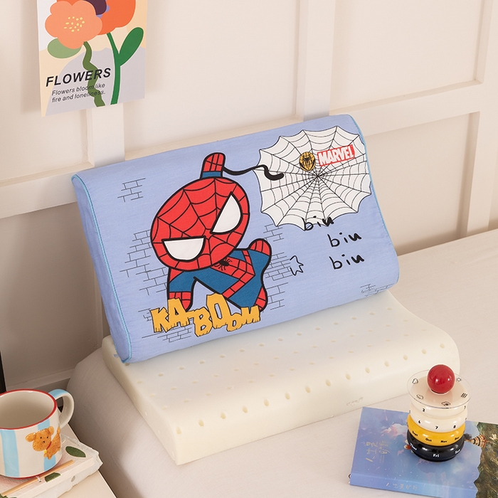 91家纺网 家纺一手货源 找家纺 七夜居 2026新款开学季儿童纯棉记忆棉枕芯全棉可拆洗学生宿舍枕头幼儿园宝宝枕 枕头枕芯 蜘蛛侠