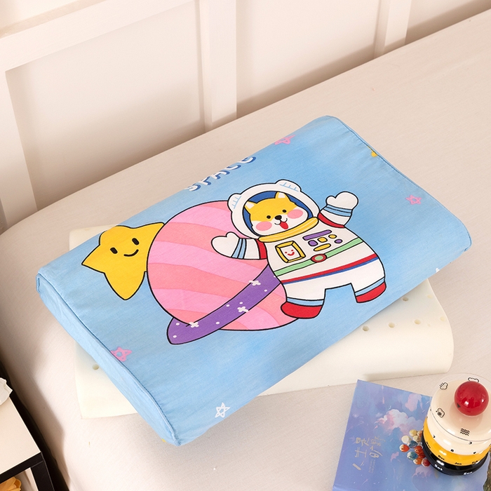 91家纺网 家纺一手货源 找家纺 七夜居 2026新款开学季儿童纯棉记忆棉枕芯全棉可拆洗学生宿舍枕头幼儿园宝宝枕 枕头枕芯 星空熊