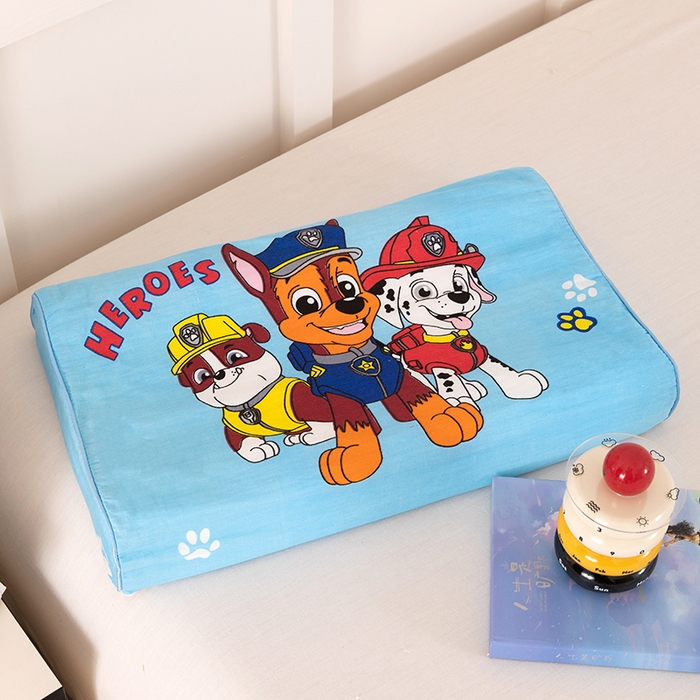 91家纺网 家纺一手货源 找家纺 七夜居 2026新款开学季儿童纯棉记忆棉枕芯全棉可拆洗学生宿舍枕头幼儿园宝宝枕 枕头枕芯 汪汪队