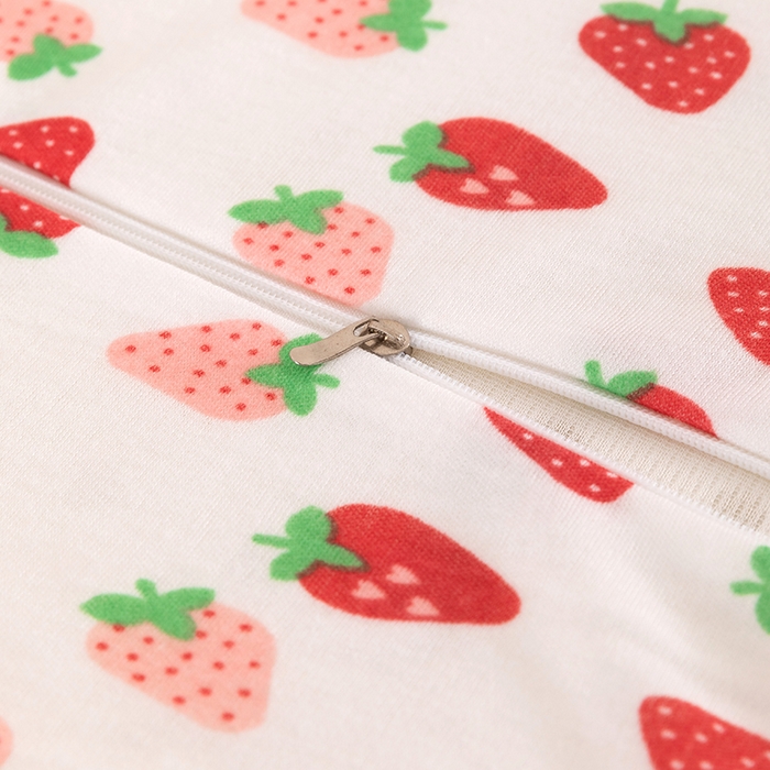 91家纺网 家纺一手货源 找家纺 七夜居 2026新款开学季儿童纯棉记忆棉枕芯全棉可拆洗学生宿舍枕头幼儿园宝宝枕 枕头枕芯 草莓多多