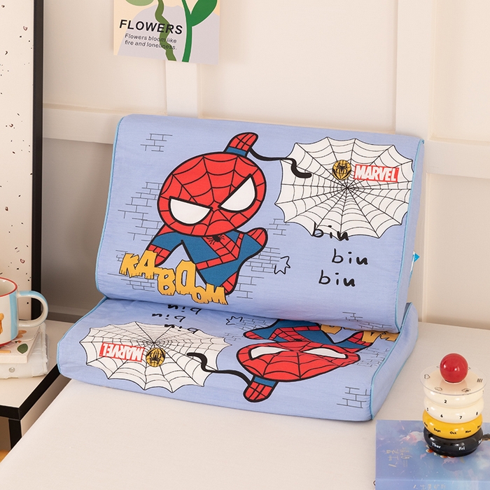 91家纺网 家纺一手货源 找家纺 七夜居 2026新款开学季儿童纯棉记忆棉枕芯全棉可拆洗学生宿舍枕头幼儿园宝宝枕 枕头枕芯 蜘蛛侠