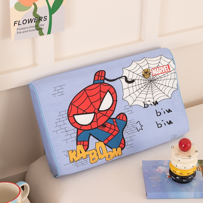 91家纺网 家纺一手货源 找家纺 七夜居 2026新款开学季儿童纯棉记忆棉枕芯全棉可拆洗学生宿舍枕头幼儿园宝宝枕 枕头枕芯 蜘蛛侠