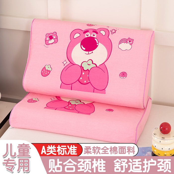 91家纺网 家纺一手货源 找家纺 （总）七夜居 2026新款开学季儿童纯棉记忆棉枕芯全棉可拆洗学生宿舍枕头幼儿园宝宝枕 枕头枕芯