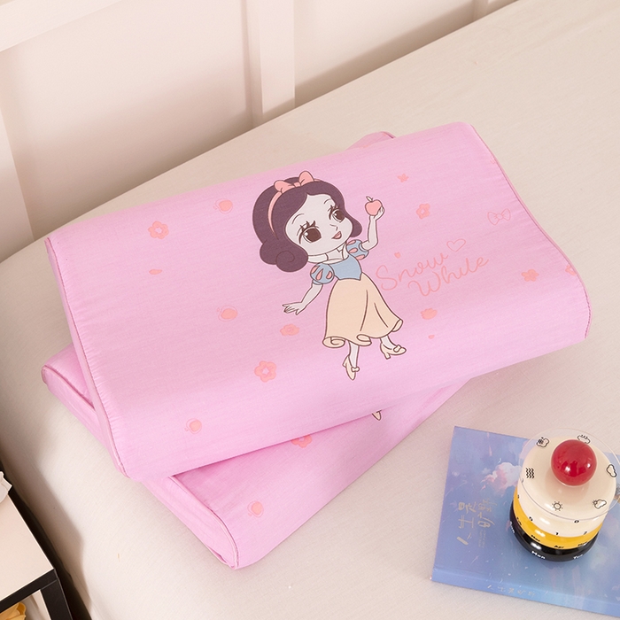 91家纺网 家纺一手货源 找家纺 七夜居 2026新款开学季儿童纯棉记忆棉枕芯全棉可拆洗学生宿舍枕头幼儿园宝宝枕 枕头枕芯 白雪公主