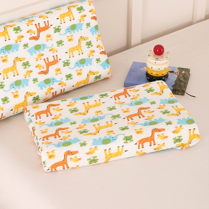 91家纺网 家纺一手货源 找家纺 七夜居 2026新款开学季儿童纯棉记忆棉枕芯全棉可拆洗学生宿舍枕头幼儿园宝宝枕 枕头枕芯 动物世界