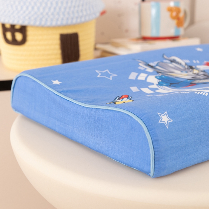 91家纺网 家纺一手货源 找家纺 七夜居 2026新款开学季儿童纯棉记忆棉枕芯全棉可拆洗学生宿舍枕头幼儿园宝宝枕 枕头枕芯 奥特曼