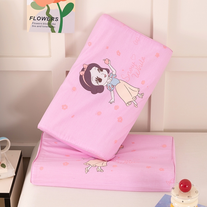 91家纺网 家纺一手货源 找家纺 七夜居 2026新款开学季儿童纯棉记忆棉枕芯全棉可拆洗学生宿舍枕头幼儿园宝宝枕 枕头枕芯 白雪公主