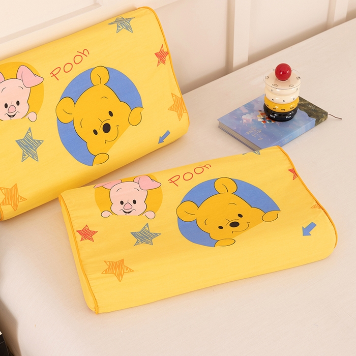 91家纺网 家纺一手货源 找家纺 七夜居 2026新款开学季儿童纯棉记忆棉枕芯全棉可拆洗学生宿舍枕头幼儿园宝宝枕 枕头枕芯 维尼伙伴