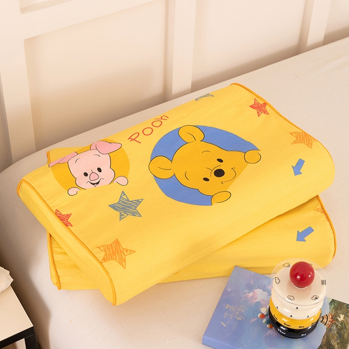 91家纺网 家纺一手货源 找家纺 七夜居 2026新款开学季儿童纯棉记忆棉枕芯全棉可拆洗学生宿舍枕头幼儿园宝宝枕 枕头枕芯 维尼伙伴