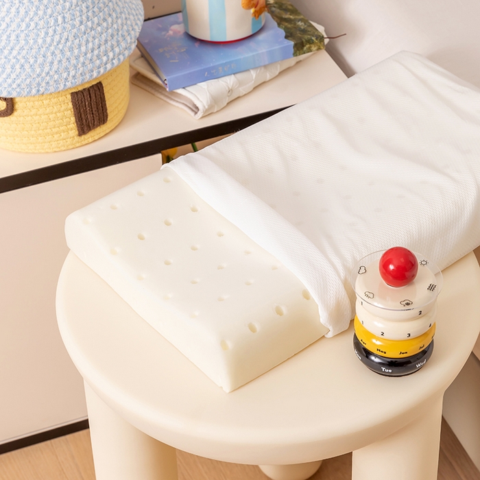 91家纺网 家纺一手货源 找家纺 （总）七夜居 2026新款开学季儿童纯棉记忆棉枕芯全棉可拆洗学生宿舍枕头幼儿园宝宝枕 枕头枕芯