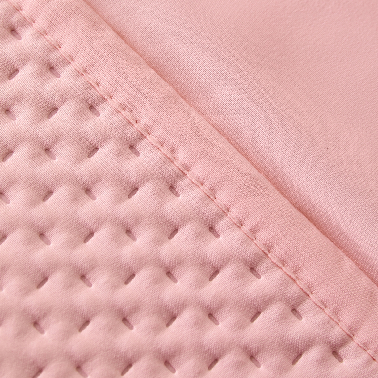 91家纺网 家纺一手货源 找家纺 永旺家纺 2025新款纯色防水床笠-柯基系列 粉柯基