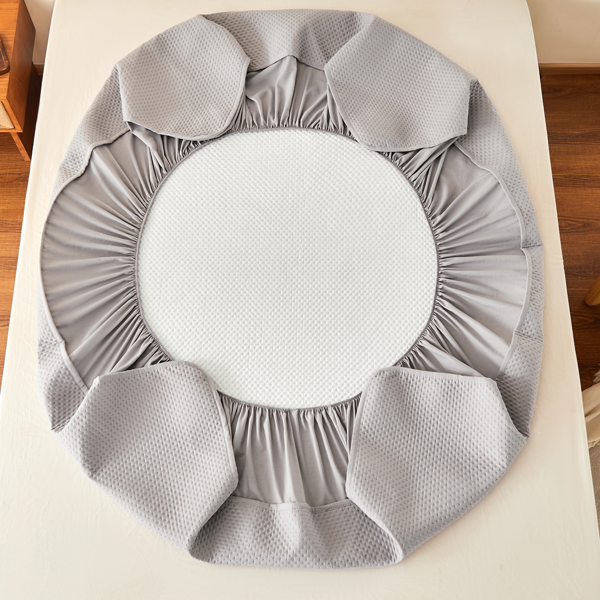 91家纺网 家纺一手货源 找家纺 （总）永旺家纺 2025新款防水床笠-小熊系列