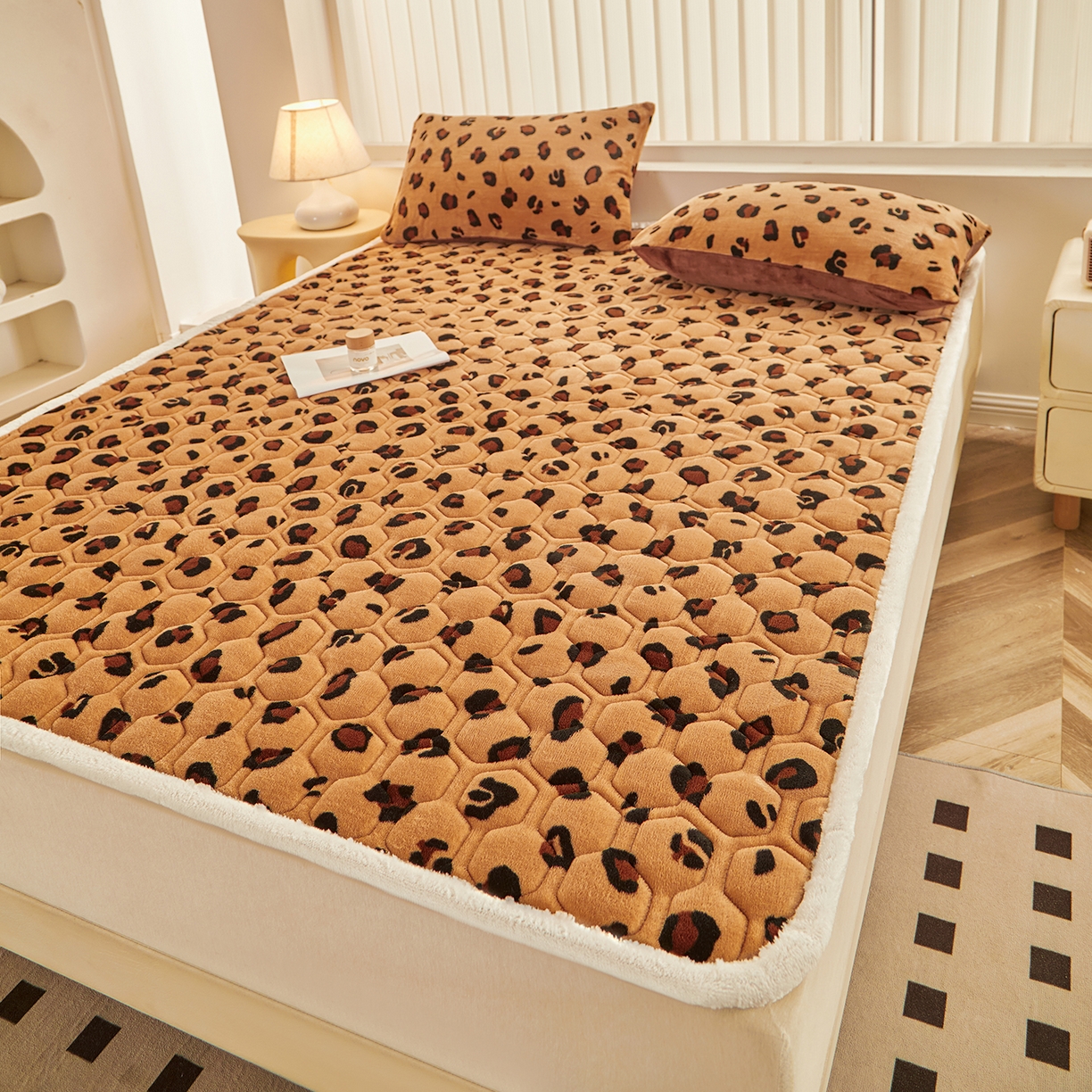 91家纺网 家纺一手货源 找家纺 （总）永旺家纺 2025新款保暖牛奶牛奶绒床垫床褥