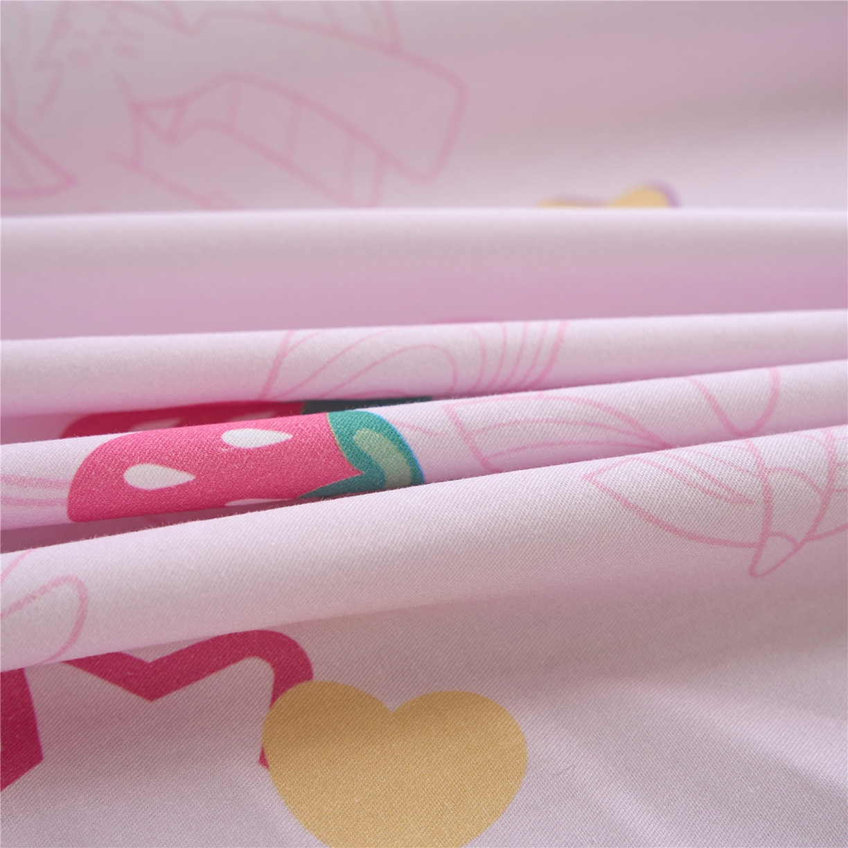 91家纺网 家纺一手货源 找家纺 （总）百利卡通（原迪士尼家纺） 2025新款全棉圆网数码印花床笠枕套-小马宝莉