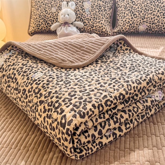 91家纺网 家纺一手货源 找家纺 （总）梦舒羽 2025新款A类云朵棉加牛奶绒双面夹棉床盖床垫保护套床垫保护罩三件套