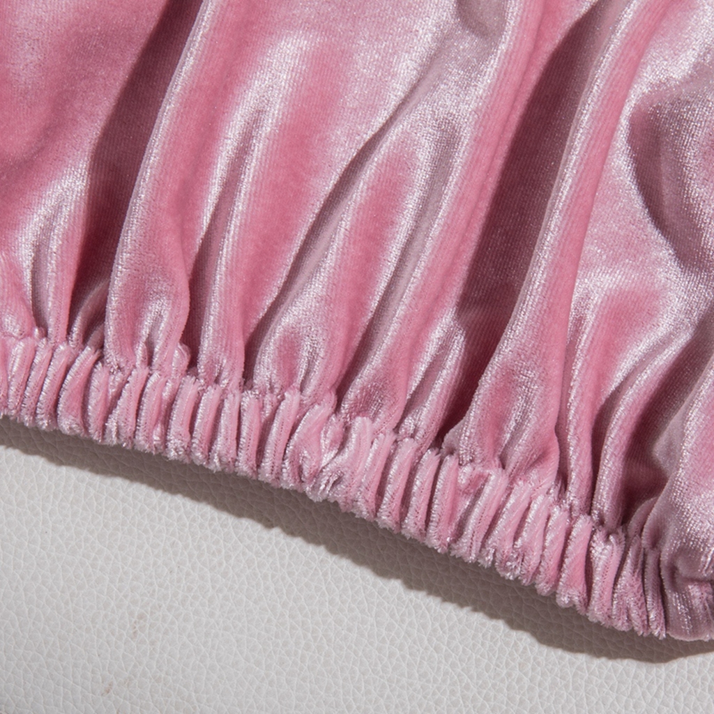 91家纺网 家纺一手货源 找家纺 壹零特色家纺 2025新款银狐绒一体椅子套 玉粉 均码