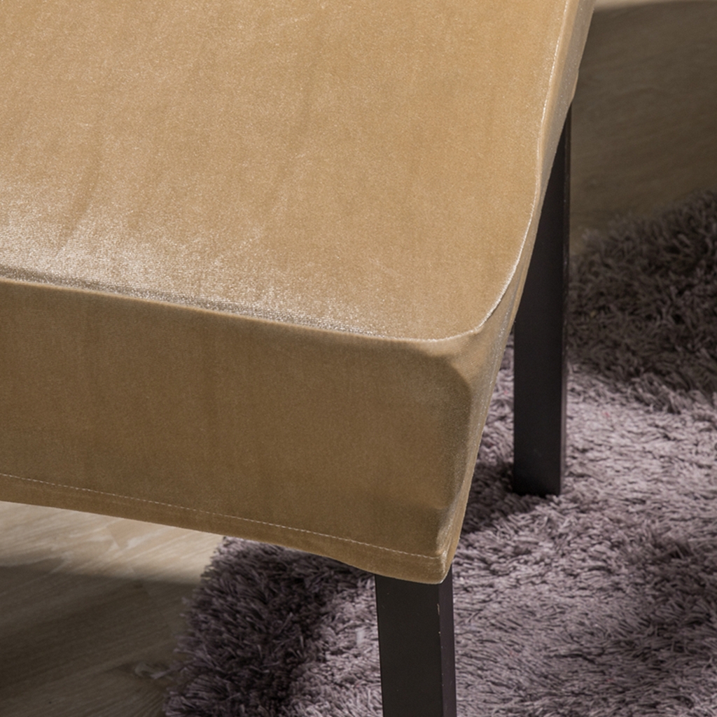 91家纺网 家纺一手货源 找家纺 壹零特色家纺 2025新款银狐绒一体椅子套 卡其 均码