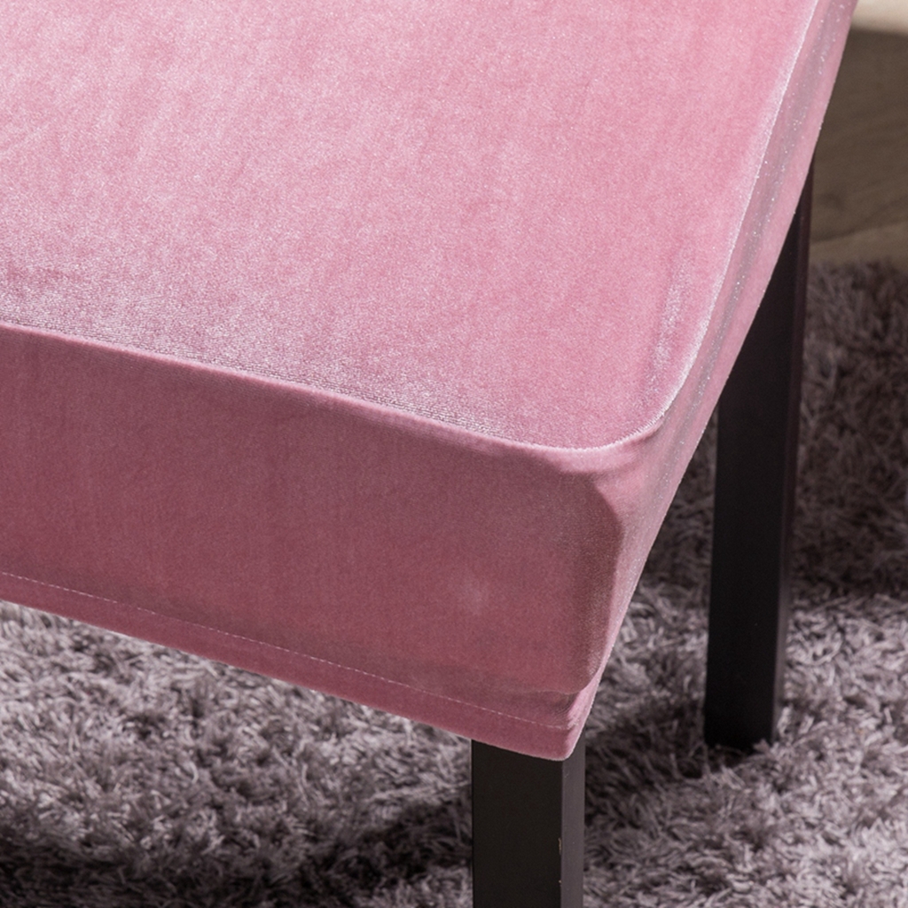 91家纺网 家纺一手货源 找家纺 壹零特色家纺 2025新款银狐绒一体椅子套 玉粉 均码