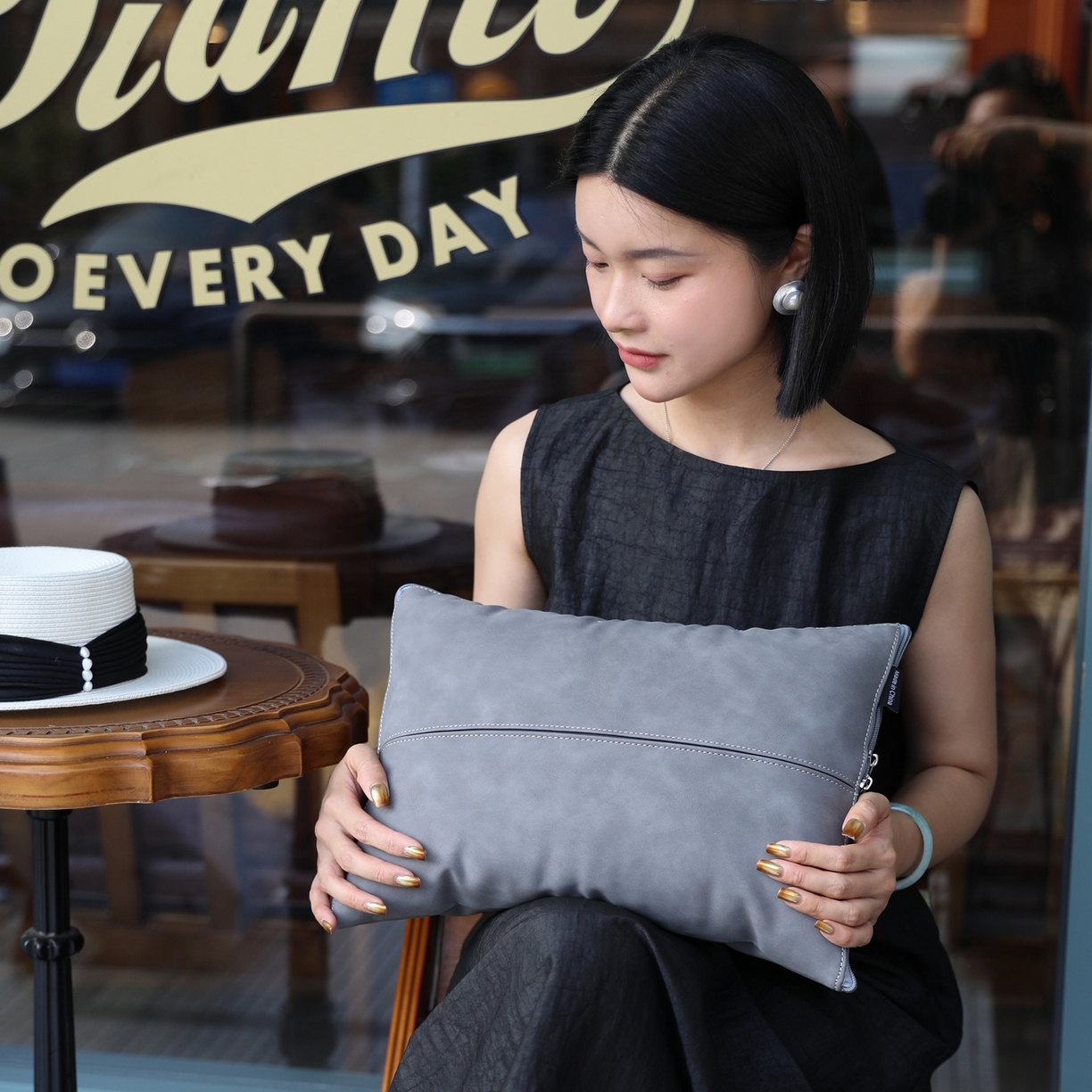 91家纺网 家纺一手货源 找家纺 （总）胜诗梵 2025新款双线拼皮磨毛抱枕被