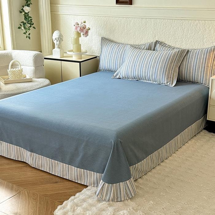 91家纺网 家纺一手货源 找家纺 （总）木易家居 2026新款全棉磨毛印花四件套