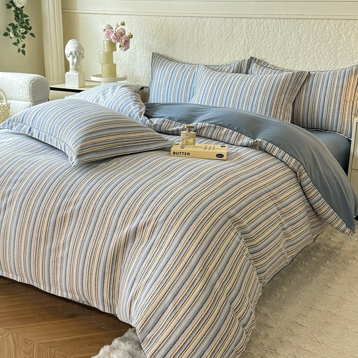 91家纺网 家纺一手货源 找家纺 （总）木易家居 2026新款全棉磨毛印花四件套