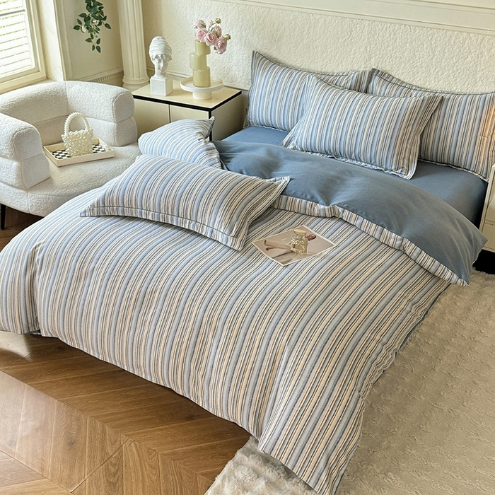 91家纺网 家纺一手货源 找家纺 （总）木易家居 2026新款全棉磨毛印花四件套