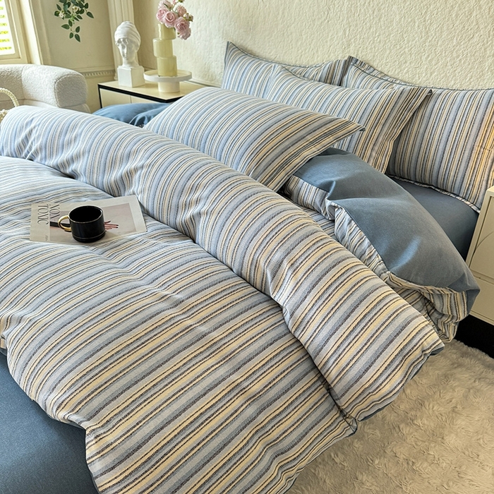 91家纺网 家纺一手货源 找家纺 （总）木易家居 2026新款全棉磨毛印花四件套