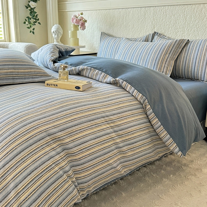 91家纺网 家纺一手货源 找家纺 （总）木易家居 2026新款全棉磨毛印花四件套