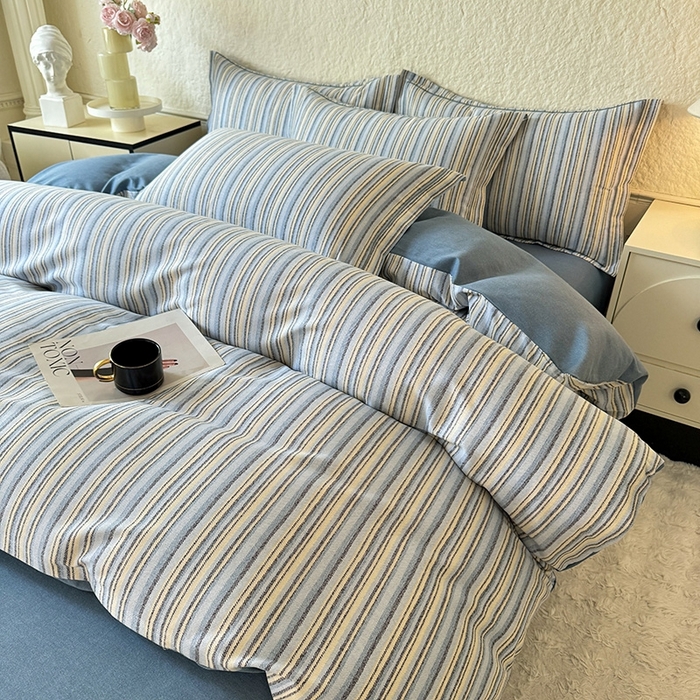 91家纺网 家纺一手货源 找家纺 （总）木易家居 2026新款全棉磨毛印花四件套