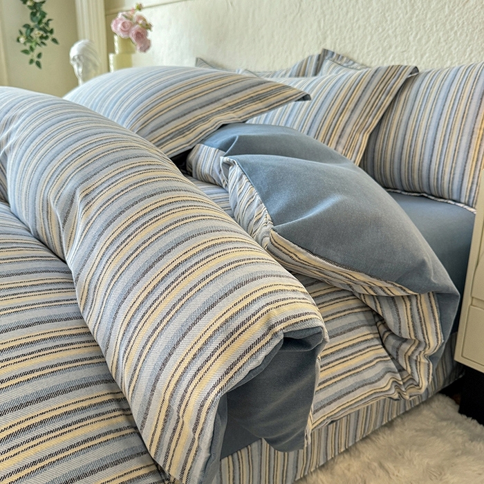 91家纺网 家纺一手货源 找家纺 （总）木易家居 2026新款全棉磨毛印花四件套