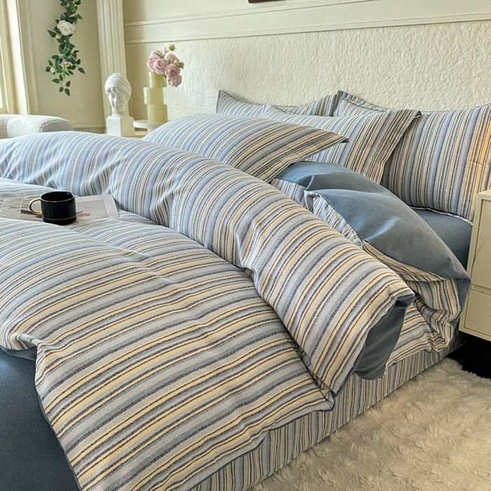 91家纺网 家纺一手货源 找家纺 （总）木易家居 2026新款全棉磨毛印花四件套