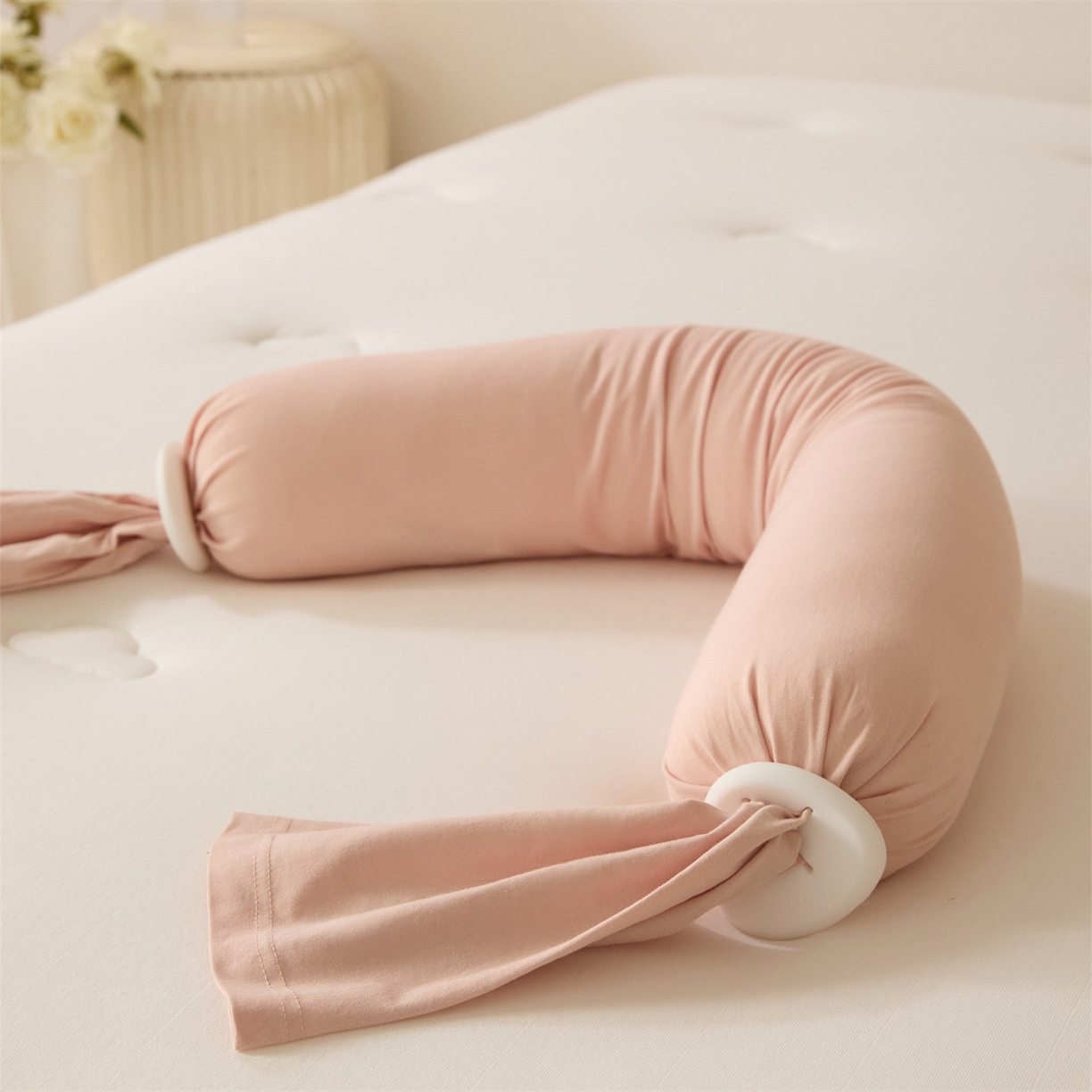 91家纺网 家纺一手货源 找家纺 （总）头等舱 2025全棉氨纶针织A类孕妇 护腰 侧睡 靠垫 安抚枕 抱抱 夹腿多功能枕(空镜图）配包装,焦糖,浅山,柔粉,天青,珍珠白,紫浦,配包装