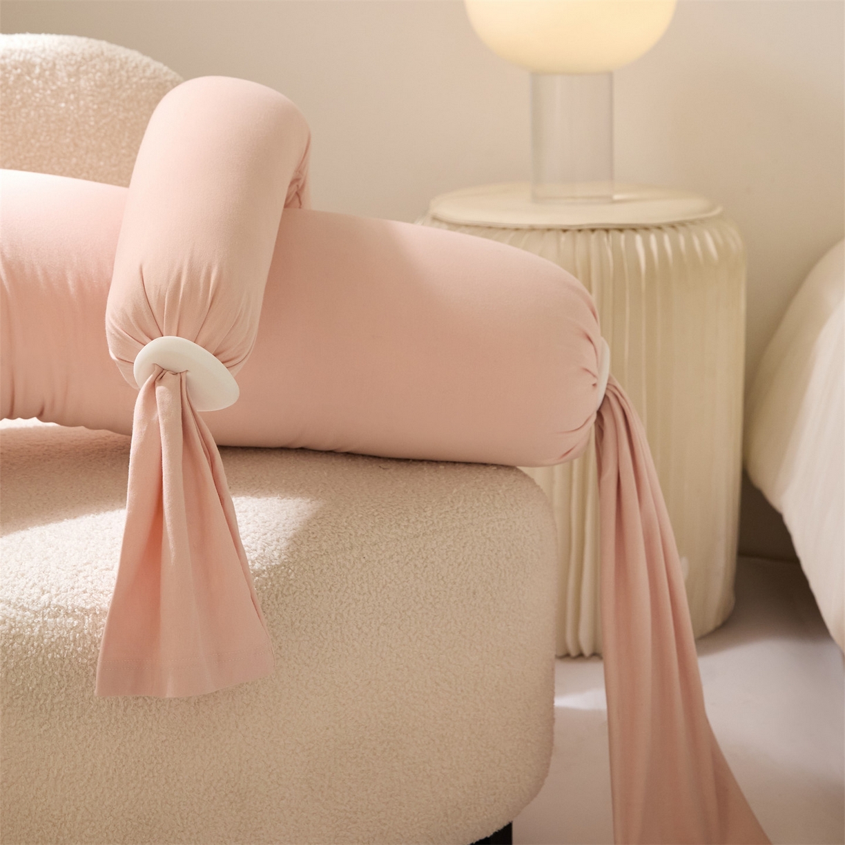 91家纺网 家纺一手货源 找家纺 （总）头等舱 2025全棉氨纶针织A类孕妇 护腰 侧睡 靠垫 安抚枕 抱抱 夹腿多功能枕(空镜图）配包装