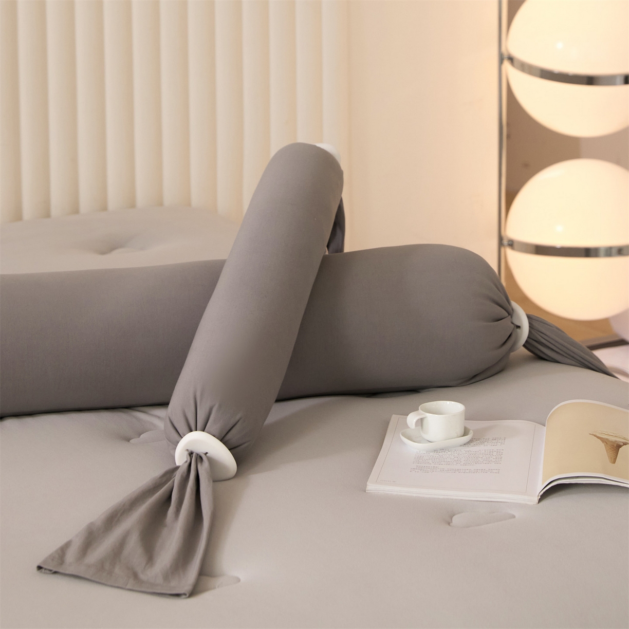 91家纺网 家纺一手货源 找家纺 头等舱 2025全棉氨纶针织A类孕妇 护腰 侧睡 靠垫 安抚枕 抱抱 夹腿多功能枕(空镜图）配包装 浅山