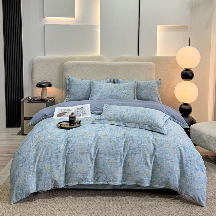 91家纺网 家纺一手货源 找家纺 （总）木易家居 2026新款全棉磨毛印花四件套