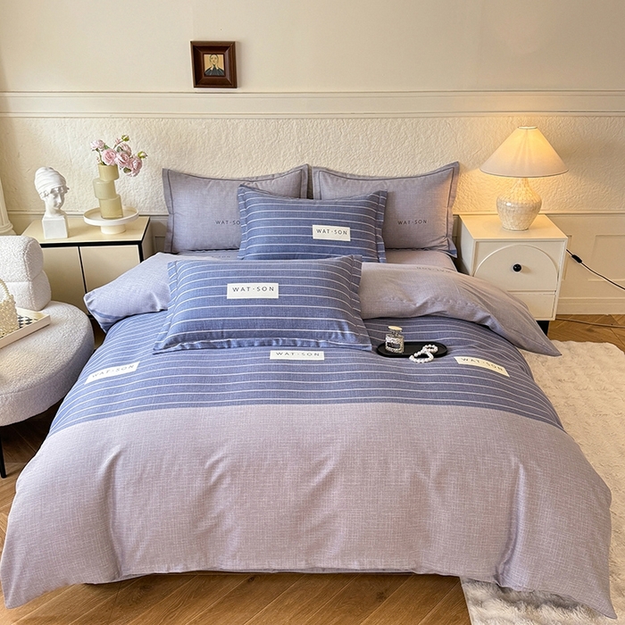 91家纺网 家纺一手货源 找家纺 （总）木易家居 2026新款全棉磨毛印花四件套