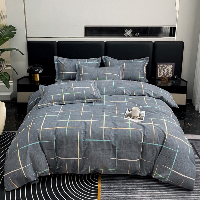 91家纺网 家纺一手货源 找家纺 （总）木易家居 2026新款全棉磨毛印花四件套