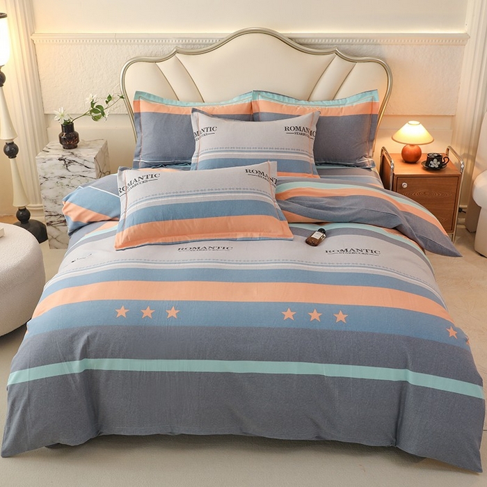 91家纺网 家纺一手货源 找家纺 （总）木易家居 2026新款全棉磨毛印花四件套