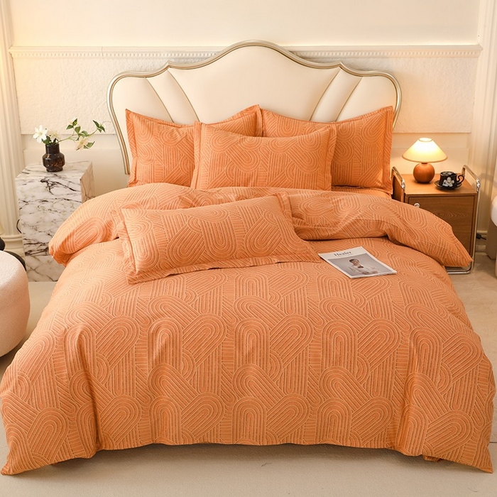 91家纺网 家纺一手货源 找家纺 （总）木易家居 2026新款全棉磨毛印花四件套