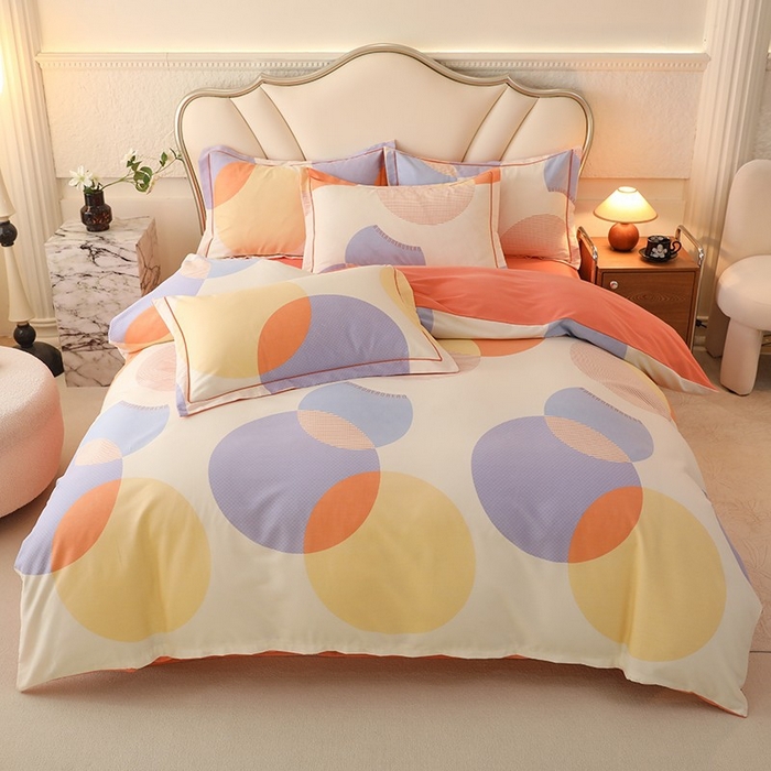 91家纺网 家纺一手货源 找家纺 （总）木易家居 2026新款全棉磨毛印花四件套