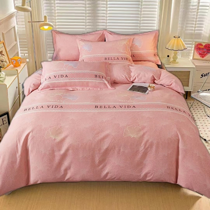 91家纺网 家纺一手货源 找家纺 （总）木易家居 2026新款全棉磨毛印花四件套