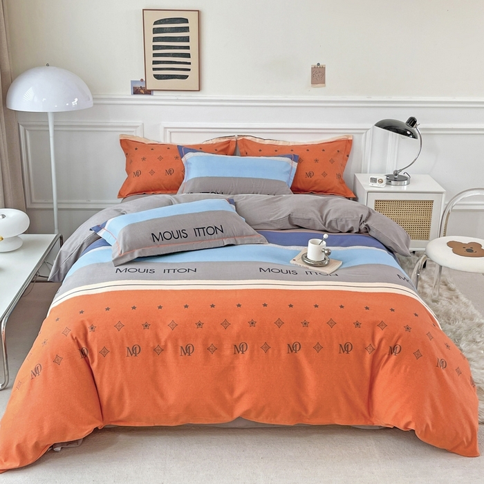 91家纺网 家纺一手货源 找家纺 （总）木易家居 2026新款全棉磨毛印花四件套