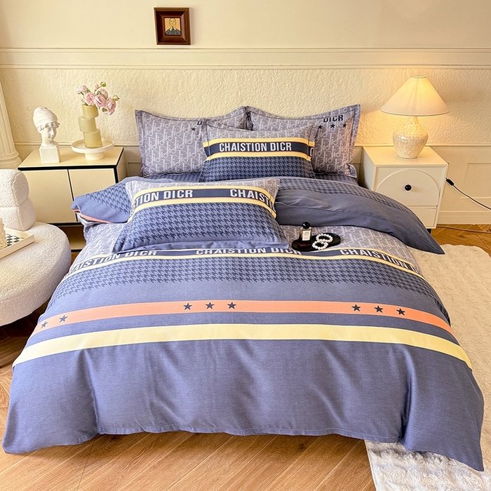 91家纺网 家纺一手货源 找家纺 （总）木易家居 2026新款全棉磨毛印花四件套